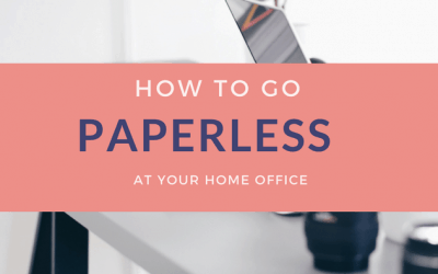 How to go paperless at your Home Office