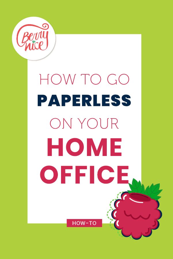 How to go paperless at your Home Officea