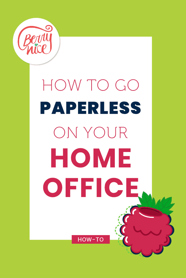 best way to go paperless at home